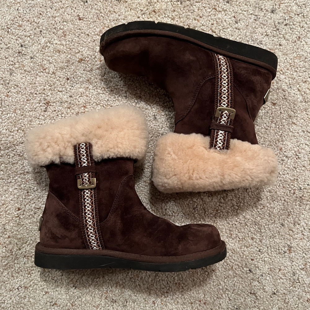 Cuffed UGG boots